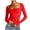 Red, variant on Lightweight Long Sleeve Shirts for Women Fall Womens Shirts Trendy Pullover Fall Clothes for Women 2025 My Order My Items