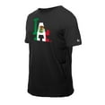 thumbnail image 2 of Men's New Era Black Los Angeles Dodgers Mexican Flag Logo T-Shirt, 2 of 4