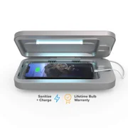 Phonesoap 3 Pro UV Sanitizer and Charger (Silver)