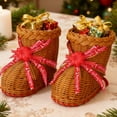 thumbnail image 3 of Imitation Handmade Woven Boot Storage for Home Desktop Ornament Multifunctional Decorative Arrangement and Organizer, 3 of 6