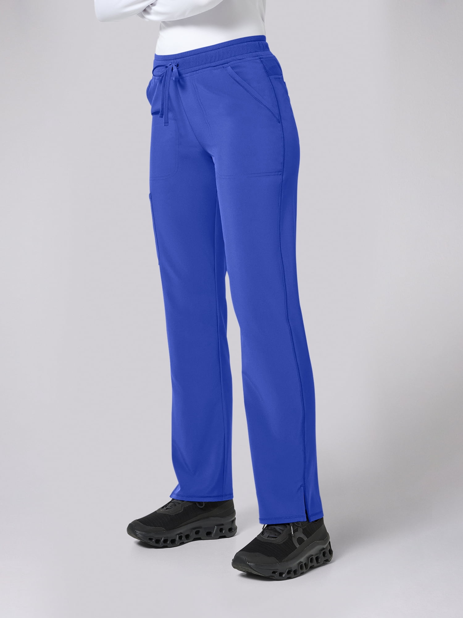 Scrubstar Performance Women’s Antimicrobial Drawstring Cargo Straight Leg Scrub Pant, Sizes XS–3XL