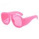 thumbnail image 5 of Europa y Estados Unidos gafas de sol de montura grande moda tendencia anti-azul tiro callejero gafas de sol redondas de contraste de montura grande, 5 of 5