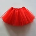 thumbnail image 2 of Qopobobo Tutus For Girls Toddlers Tulle Tutu Skirt for Girls for Baby Girl Red,3-8 Years, 2 of 3