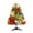 C, variant on Mini Christmas Tree, Tabletop Christmas Decoration, Small Artificial Christmas Tree with LED Lights and Ornaments, 18 Inch Multicolor Plastic Indoor Decor