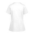 thumbnail image 4 of Puntoco - Camiseta de manga corta para mujer con cuello en V y bolsillo con cremallera Puntoco Puntoco-2168, 4 of 5