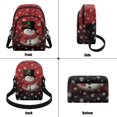 thumbnail image 5 of CHAQLIN Snowman Cell Phone Crossbody Bags with Adjustable Strap Zipper Closure Small Crossbody Wallet for Hiking, Polyester Sling Bag, 5 of 8