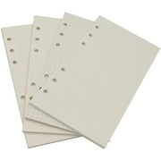 A6 Looseleaf Binder Paper Refills Set from Chris.W, 80 Sheets, Dot Grid/Square Grid/Ruled/Blank Mixed (6.73x3.7 Inch)