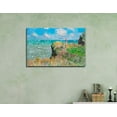 thumbnail image 2 of Wall26 Cliff Walk at Pourville by Claude Monet - Canvas Art Wall Decor-32 x48, 2 of 3