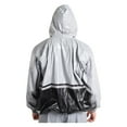 thumbnail image 2 of Stamina Deluxe Sauna Suit In Black/Gray - Small/Medium, 2 of 5