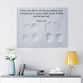 thumbnail image 2 of Scripture Walls Psalm 16:8 I Shall Not Be Moved Bible Verse Canvas Christian Wall Art Ready to Hang Unframed, 2 of 9