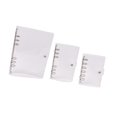 thumbnail image 4 of 3 fundas transparentes para agenda, ligeras, ideales como regalo. Fundas protectoras recargables para cuadernos de uso diario, perfectas para hogar Plata, 4 of 8