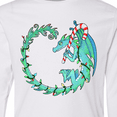 thumbnail image 4 of Inktastic Christmas Dragon with Candy Cane Long Sleeve Youth T-Shirt, 4 of 5