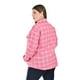 thumbnail image 4 of Sobrecamisa de cuadros Roman Fashion /Tallas Extras, 14386 (Fiusha) fucsia 38, 4 of 7