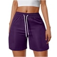 thumbnail image 2 of Tnhcen Women's Workwear Athletic Shorts with Drawstring Waist Pre-Shrunk Coolmax Side Pocket Casual Shorts S-2XL Multiple Colors Available, 2 of 8