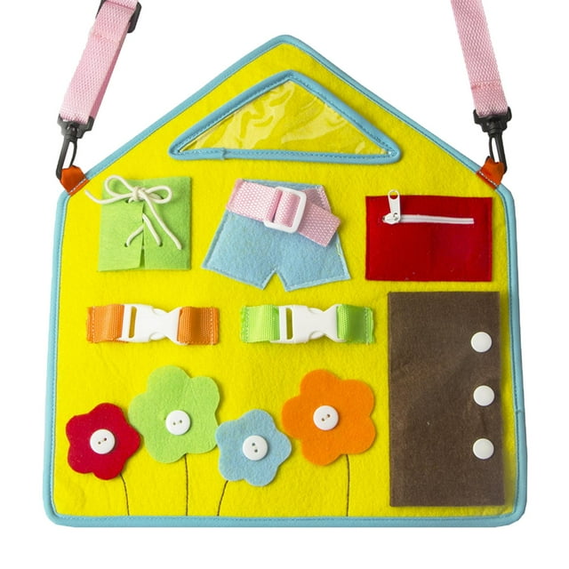Tablero ocupado Habilidad para de de de ABC Juguete educativo Tablero sensorial Necesidad especial Cremallera Botón Hebil para viajes CUTICAT juego de mesa ocupado