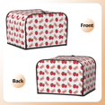 thumbnail image 3 of Honeii Strawberry Print 4 slice Toaster Cover, Two Slice Toaster Dust-proof Cover For Kitchen Small Appliance and Fingerprint Protection, 3 of 7