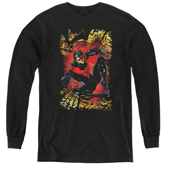 Jla - Nightwing #1 - Youth Long Sleeve Shirt - Small