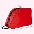 thumbnail image 6 of Baoblaze Roller Skate Bag Durable Skate Carry Bag for Figure Skates Skate Accessories Red, 6 of 6