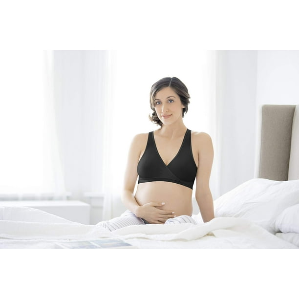 Buy Bodycare Pack of 2 Maternity/Feeding Bra In Black-White Colour