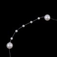 thumbnail image 4 of Decoración del banquete de boda de la cuerda de la guirnalda de la cadena del grano de la perla artificial de 60 metros Blanco Zulema Perlas de alambre de perlas artificiales, 4 of 8