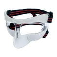 thumbnail image 2 of Máscara facial de baloncesto, protectores deportivos, protector facial con correa ajustable, protectores faciales de béisbol para nariz rota, Cuerda roja de cara completa DYNWAVEMX Protector de nariz de baloncesto, 2 of 8