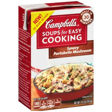 Campbell S Soups For Easy Cooking Savory Portobello Mushroom 14 5oz Campbell S Soups For Easy Cooking Savory Portobello Mushroom 14 5oz
