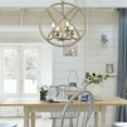 thumbnail image 2 of Marina 4-Light Chandelier in Burnished Chestnut, 2 of 5