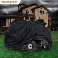 thumbnail image 4 of Lawn Mower Cover, Universal Fit Lawn Tractor Cover with Drawstring Closure, Heavy Duty Snow Protection for Outdoor Lawn Mower, 4 of 5