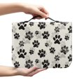 thumbnail image 2 of HELLHERO Paw Print Bible Cover Bookmark Belt for Casual Outdoor Christian Prayer, PU Leather Protective Church Bible Bag, 2 of 12
