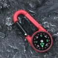 thumbnail image 2 of GJX Compass Hiking Survival,Easy to Carry Compass,Outdoor Suitable Military Gear,Red, 2 of 4