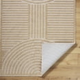 thumbnail image 3 of Livabliss Washable Rugs for Living Room, 2x3 Lyna Modern Beige Area Rug, Bedroom Dining Room Home Decor Stain Resistant Carpet (2' x 2'10"), 3 of 7