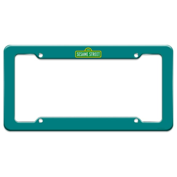 Sesame Street Logo License Plate Tag Frame