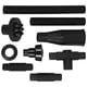 thumbnail image 2 of Kit de 9 boquillas para bomba de fuente, cabezal rociador para fuente de agua, cabezal rociador tipo hongo para estanque, bomba sumergible para piscina, color negro., 2 of 8