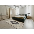 thumbnail image 5 of Ahgly Company Machine Washable Indoor Square Traditional Carbon Gray Area Rugs, 7' Square, 5 of 7