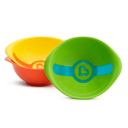 Munchkin White Hot Toddler Bowls, 3ct - Assorted Colors