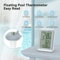 thumbnail image 2 of Tiptop Home Pool Thermometer Easy Read, IPX7 Waterproof Pool Thermometer for Water Temperature, Digital Pool Thermometer with Indoor Monitor & String for Outdoor Swimming Pools Spas Hot Tubs, 2 of 9
