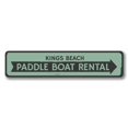 thumbnail image 2 of Paddle Boat Rental Novelty Sign, Metal Wall Decor - 4x18 inches, 2 of 4