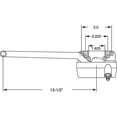 thumbnail image 4 of Prime-Line Products TH 23027 Single Arm Operator, 13-1/2-Inch with Crank, Left Hand, Coppertone, 4 of 4