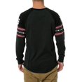 thumbnail image 3 of Staple Mens The Offense LS Embellished T-Shirt, Black, Medium, 3 of 3