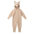 thumbnail image 4 of REDARER Kids Horse Animal Cosplay Jumpsuit Fuzzy Hooded OneâPiece for Halloween Party Stage Performance Themed Event Fancy Dress Outfit,4-6 Years, 4 of 4