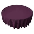 thumbnail image 2 of LA Linen TCpop72R-EggplantP42 Polyester Poplin Tablecloth, Eggplant - 72 in. Round, 2 of 3