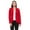 Red, variant on Women's Casual Long Sleeves Office Workwear Solid Blazer Jacket S-3XL