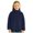 Navy, variant on Xyant Toddler Girls Boys Fleece Jacket Kids Polar Fleece Zipper Jacket Soft Fall Winter Warm Outerwear With Pockets (Blue,8-9 Years)