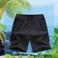 thumbnail image 4 of Pantalones deportivos de seda de hielo de verano para hombre, pantalones cortos de cinco puntos de gran tamaño, finos, transpirables, sueltos, de gran tamaño, informales, de secado rápido,, 4 of 5