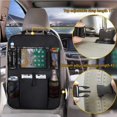 thumbnail image 3 of facefd 42*62CM Universal Back Organizer Car Back Seat Storage Bag Multifunctional Durable Car Storage Pockets, 3 of 6