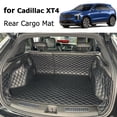 thumbnail image 2 of 7DEEKEI for 2019-2025 Cadillac XT4 Trunk Mat and Rear Backrest Mat Cargo Liners All Weather Anti-Slip, 2 of 6