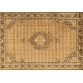 thumbnail image 1 of Ahgly Company Indoor Rectangle Medallion Brown Traditional Area Rugs, 2' x 4', 1 of 4