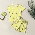 thumbnail image 4 of Gunia Birthday Girl Outfit,Baby Kids Boys Graphic Short Sleeve T Shirt Top Shorts Pants Set Outfit Trendy Girls Clothes Set,3-4 Years, 4 of 5