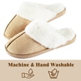 thumbnail image 5 of Somdot Womens Comfy House Slippers Memory Foam Scuff Home Slippers Indoor Outdoor, 5 of 7