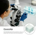 thumbnail image 5 of WEUVEB 1000Pcs Clear Glass Cover Slips for Microscope Flat Specimen Holders with Smooth Edges, 5 of 8